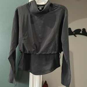 Athleta Black Cinch Layer Top